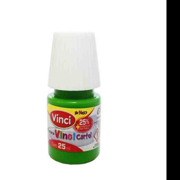 PINTURA CARTEL 62 VINCI 25ML.VDE.AMARILLO C.10 C.200